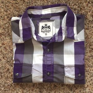 Express Men's casual shirt Size L